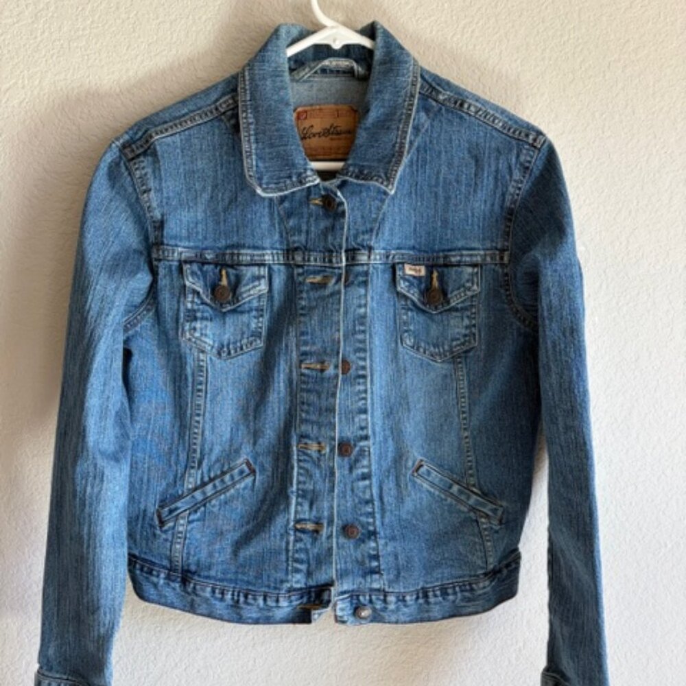 Levi Strauss Denim Jacket Women’s Size Medium Trucker Jacket Classic Western